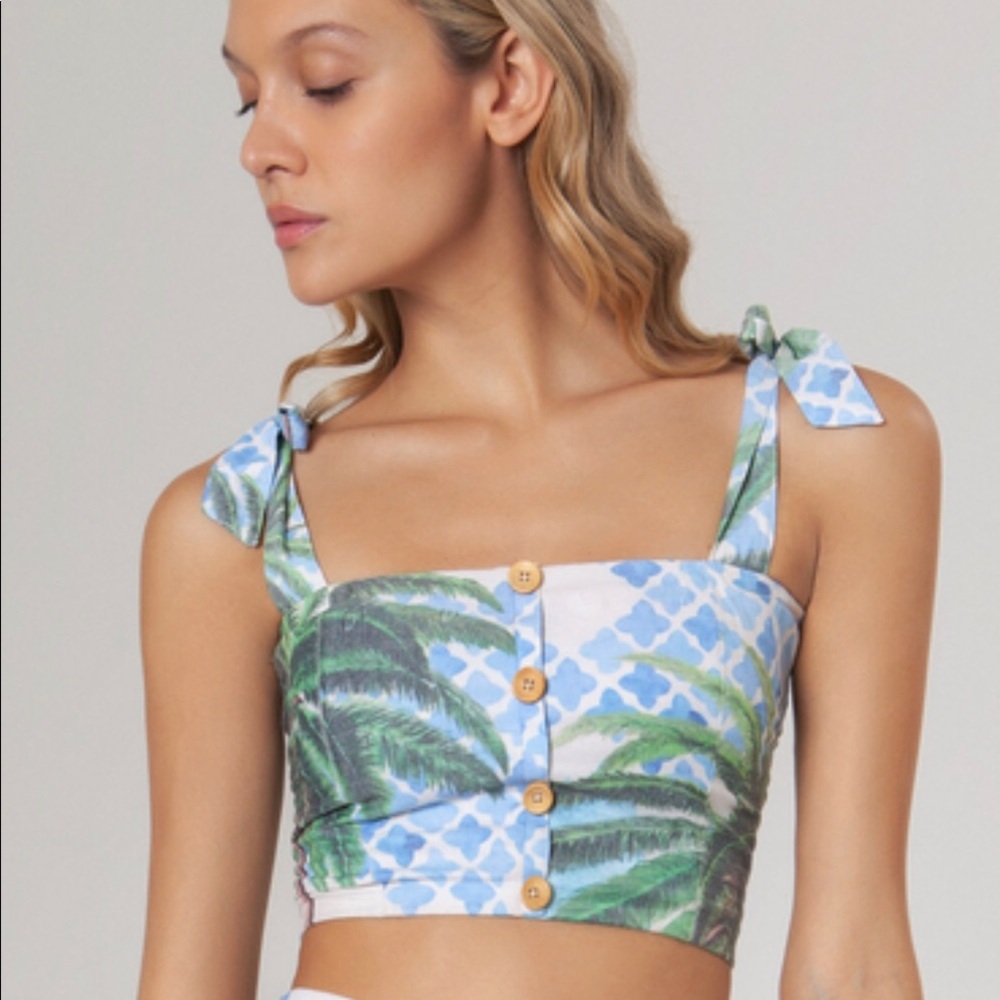Agua Bendita Leah Goa Crop Top